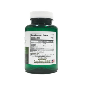 Full Spectrum Hemp SoftGel Capsules (25MG Per Capsule) - greenmagicshop